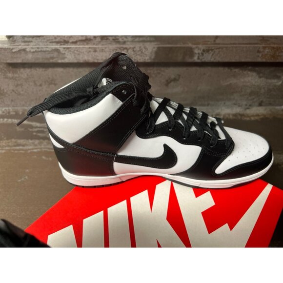 Nike Dunk High Black White (2021) Size 10.5- DD1399-105 - Picture 6 of 14